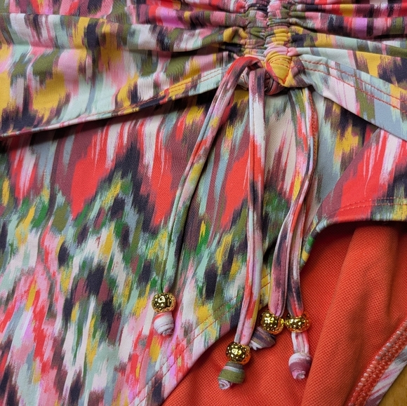 Bleu Rod Beattie FREE SPIRIT Shirred High Waist Bikini Bottom Separate NWOT - Picture 6 of 11